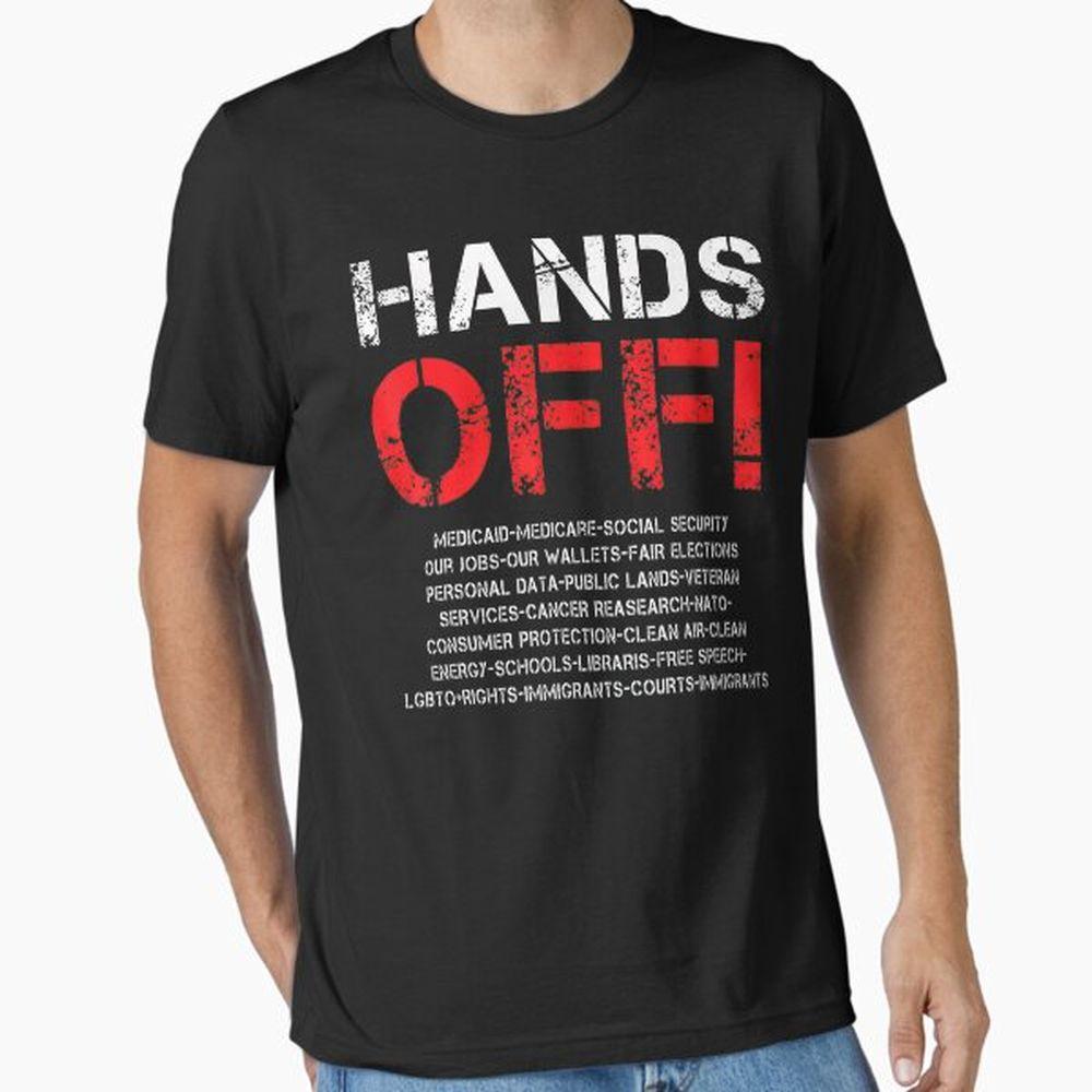 Hands Off Protest Caj Awesome Shirt